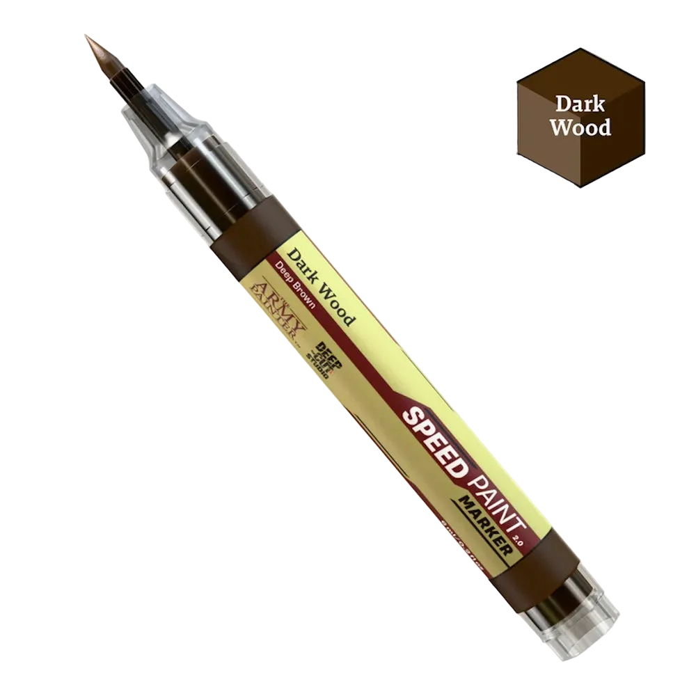 army painter dark wood color marker