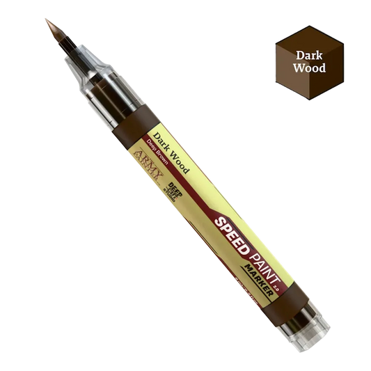 army painter dark wood color marker