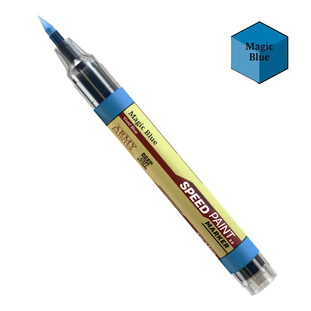 magic blue speedpaint marker army painter