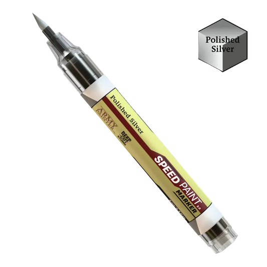 polished silver army painter speedpaint marker