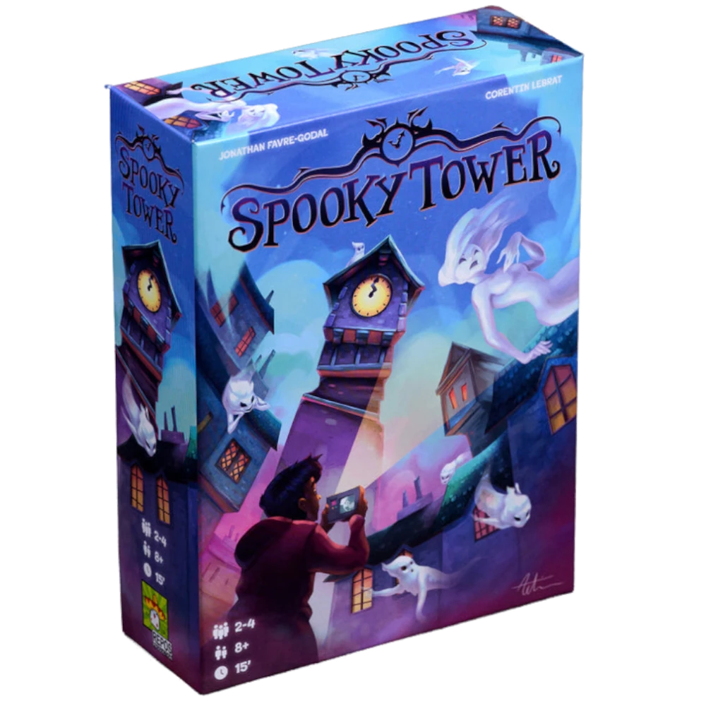 Johnathan Favre Godal spooky tower board game box