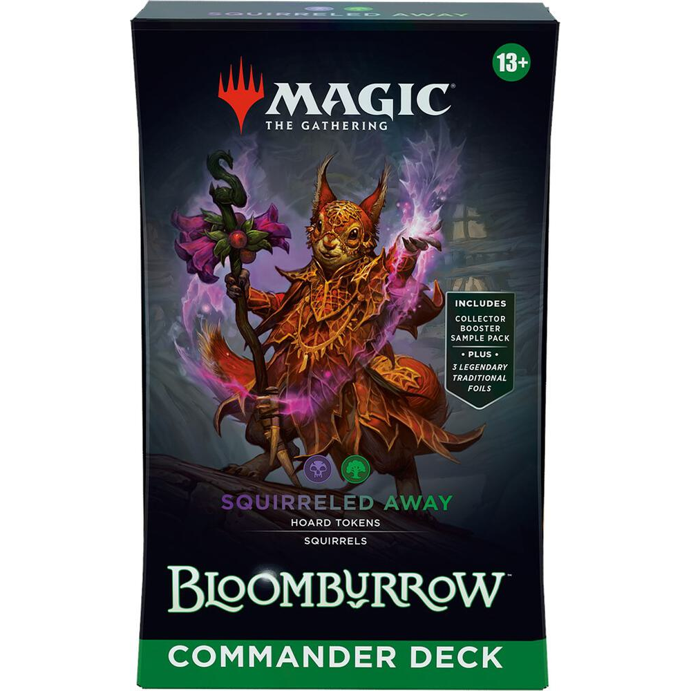 mtg magic gathering commander deck bloomburrow squirreled away