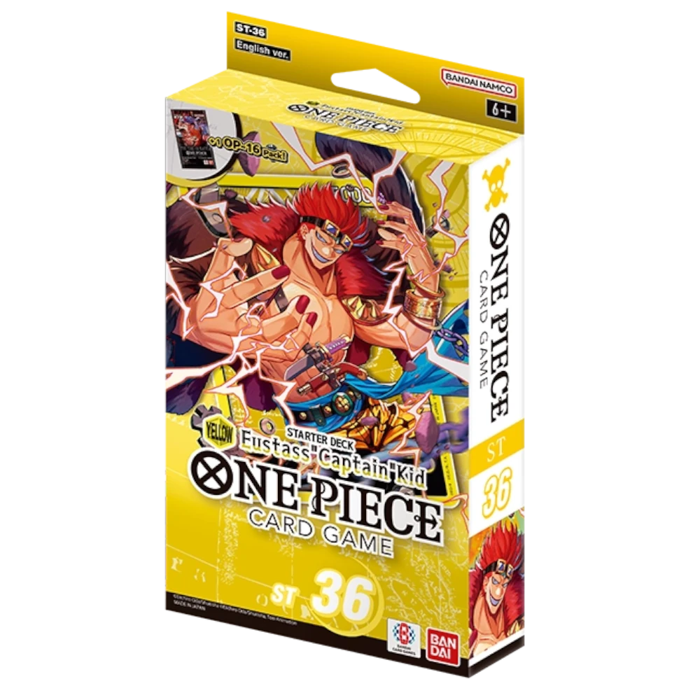 one piece card game eustass kid yellow starter deck
