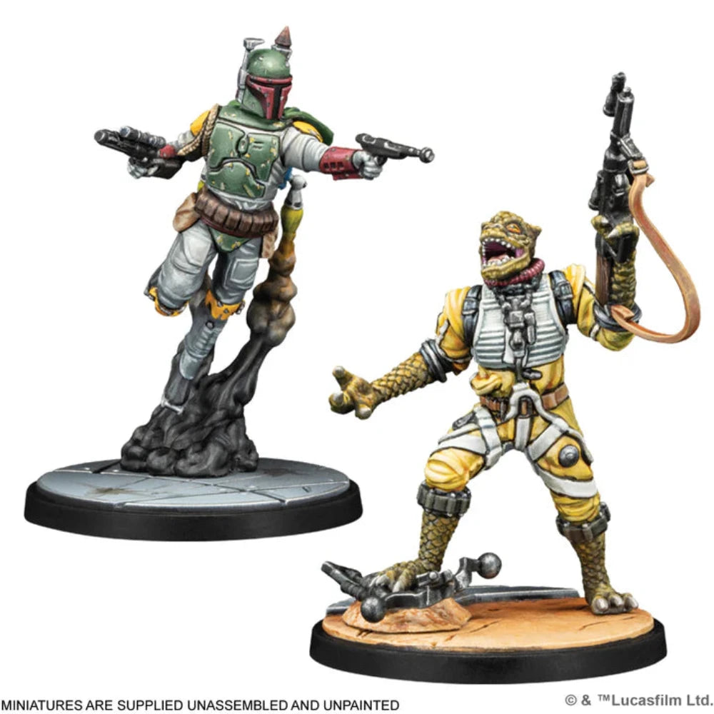 Boba Fett Bossk Disney miniatures