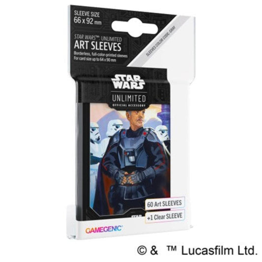 Star Wars Unlimited Moff Gideon GAMEGEN!C art sleeves