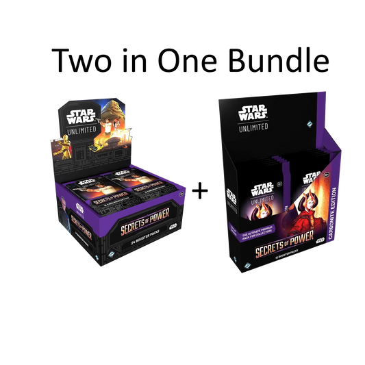 star wars unlimited secrets power bundle carbonite booster