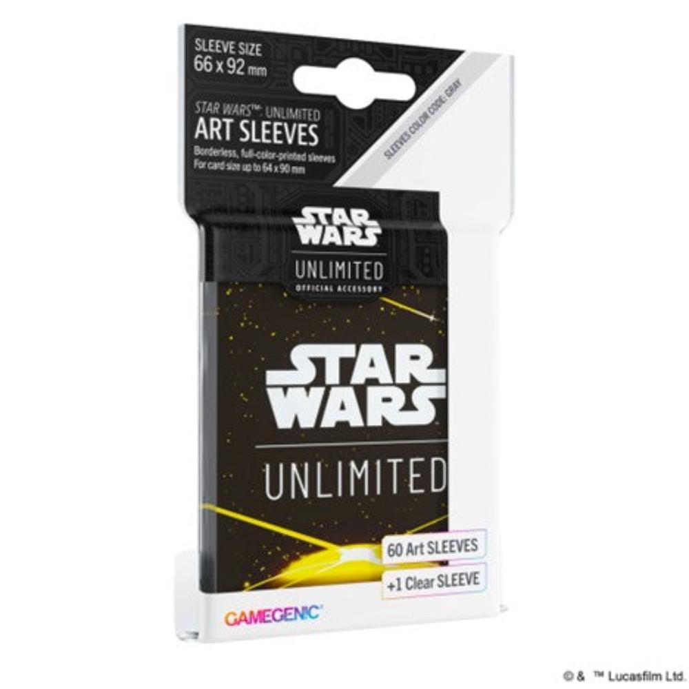 Star Wars Unlimited yellow art sleeves GAMEGEN!C