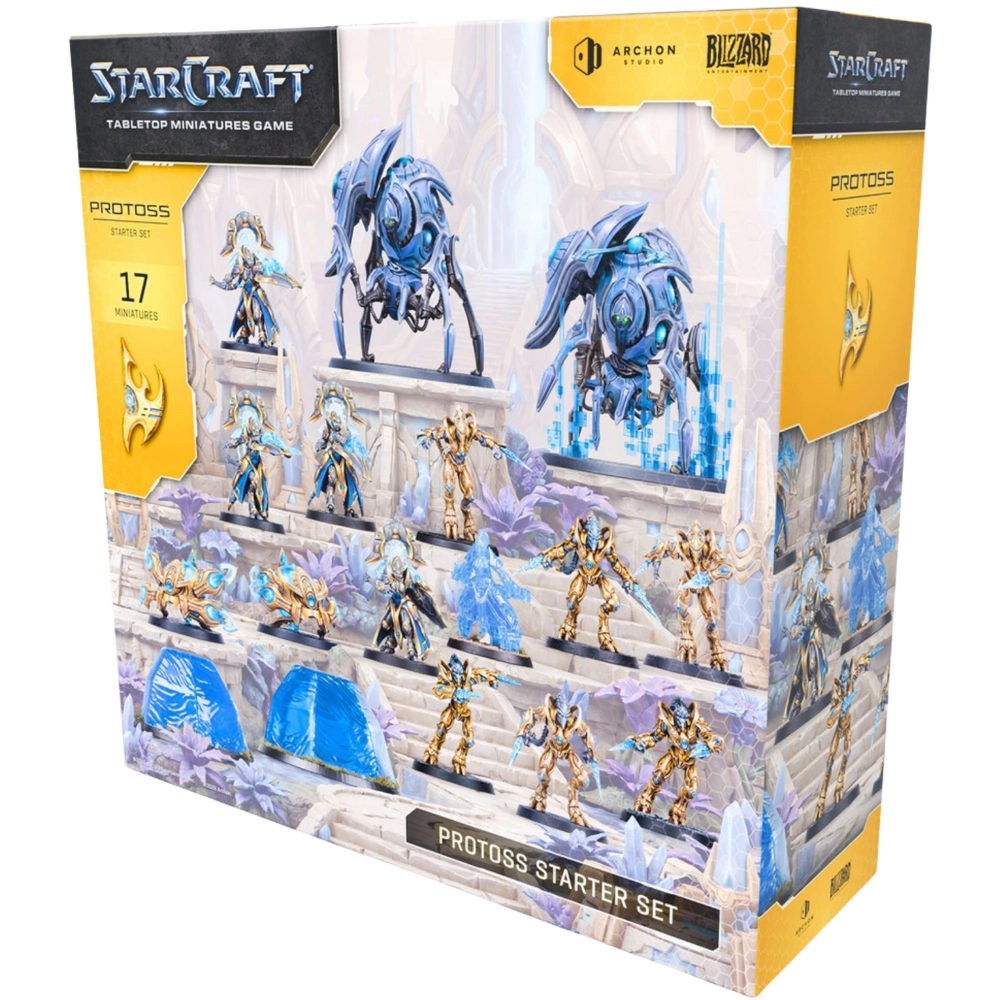starcraft tabletop miniatures protoss starter set