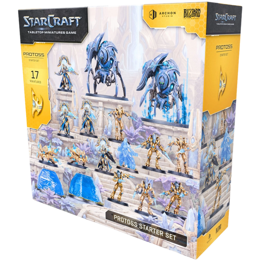 starcraft tabletop miniatures protoss starter set