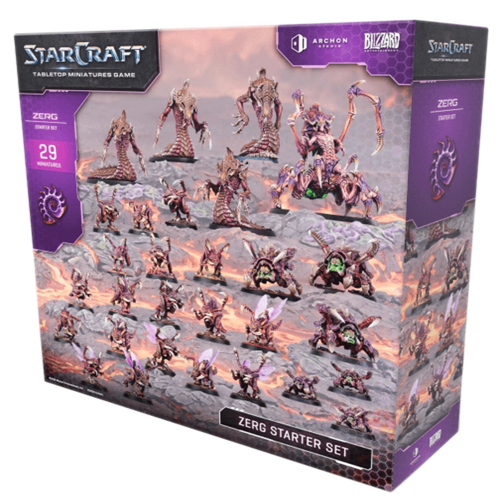 starcraft zerg starter set blizzard miniature game