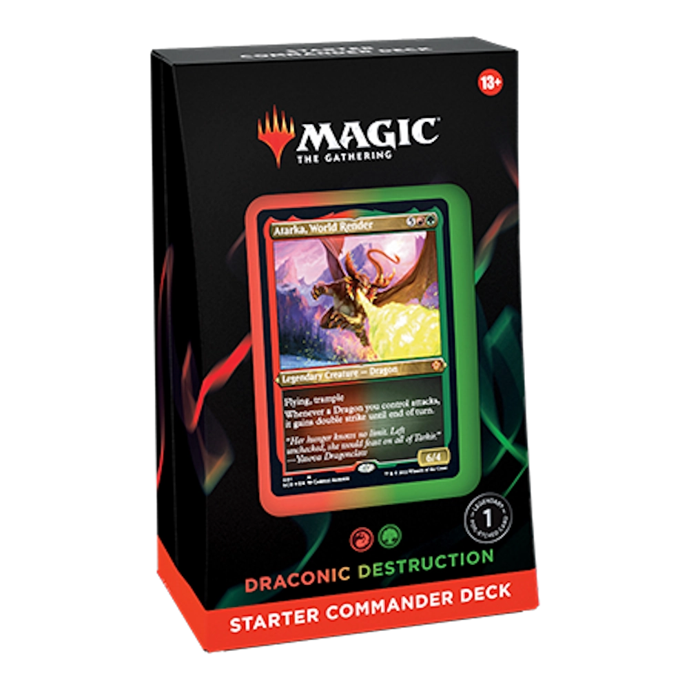 magic the gathering starter commander draconic destruction