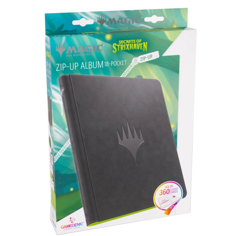 magic gathering zip up binder strixhaven secrets gamegenic cards