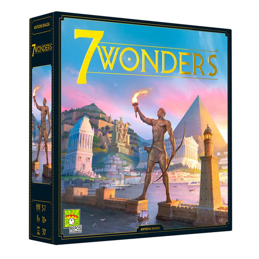 7 WONDERS BOARD GAME WORLDS MOST AWARDED GAME BOX