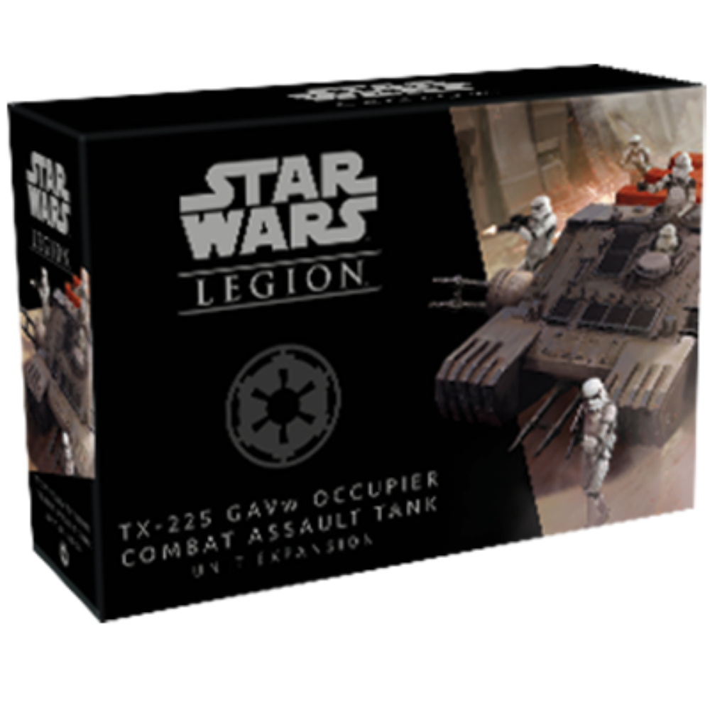 STAR WARS LEGION TX-225 GAVw OCCUPIER COMBAT ASSAULT TANK UNIT EXPANSION BOX FRONT
