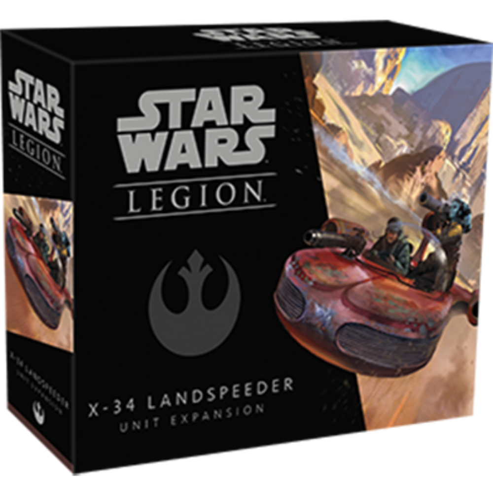 STAR WARS LEGION X-34 LANDSPEEDER UNIT EXPANSION BOX FRONT