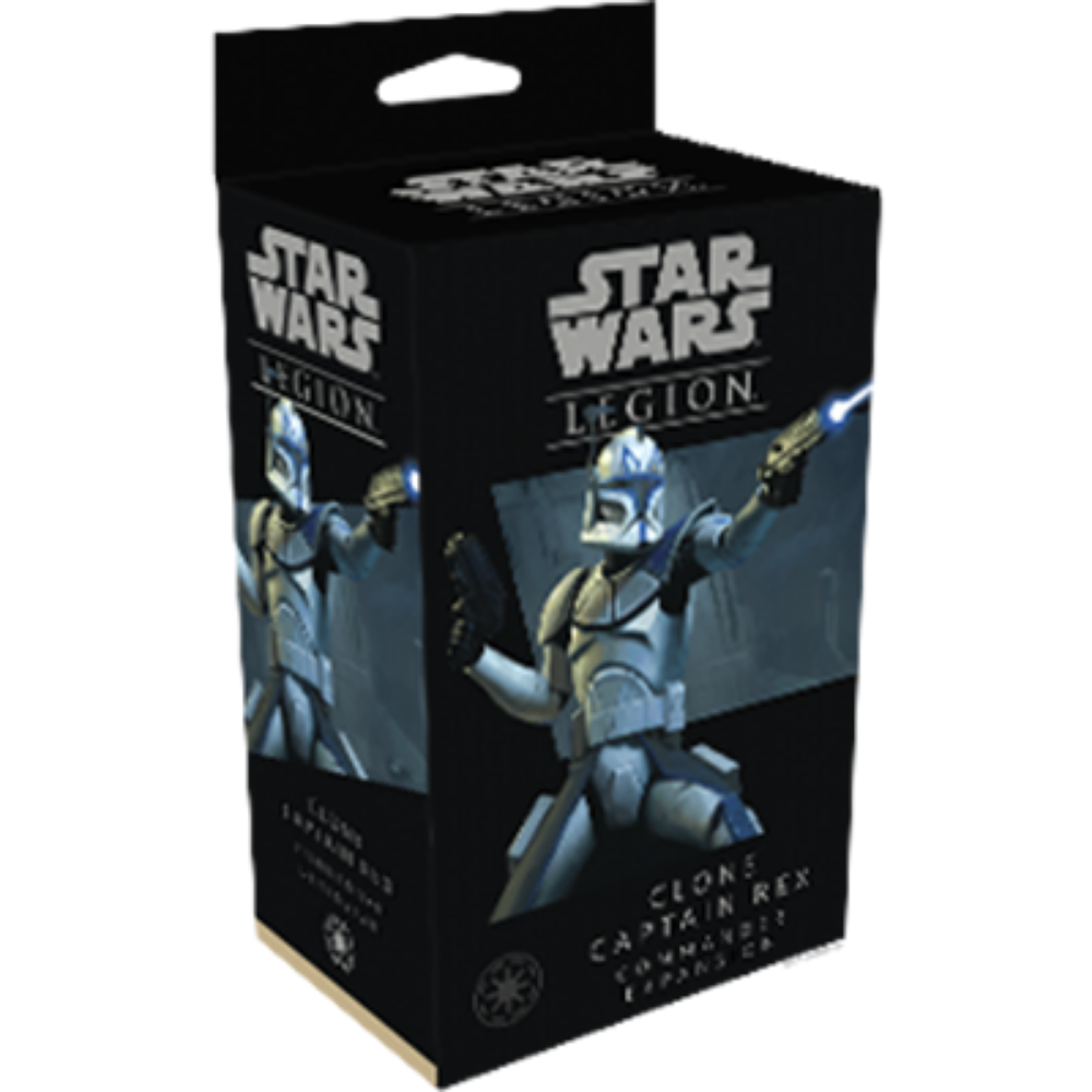 STAR WARS LEGION CLONE CAPTAIN REX COMMANDER EXPANSION BOX FRONT