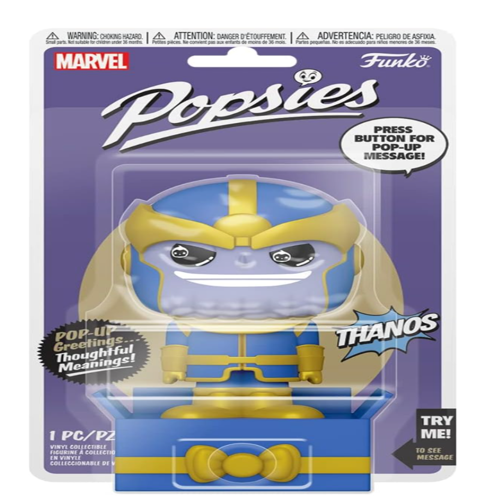 Funko Popsies Marvel Avengers THANOS Pop Up Greeting Oh Snap!