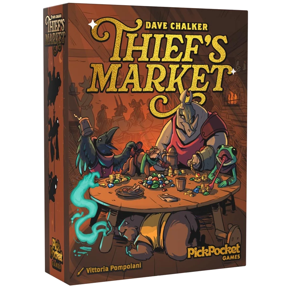 Dave Chalker thiefs market board game box