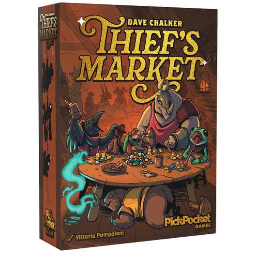 Dave Chalker thiefs market board game box