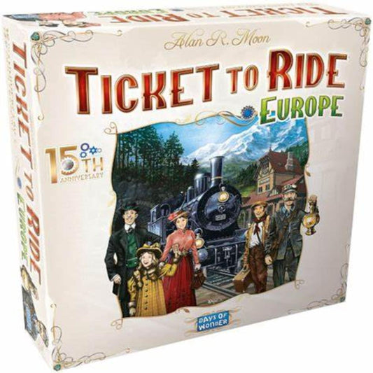 ticket to ride europe 15th anniversary board game