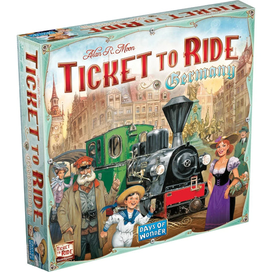 ticket to ride Germany board game family fun