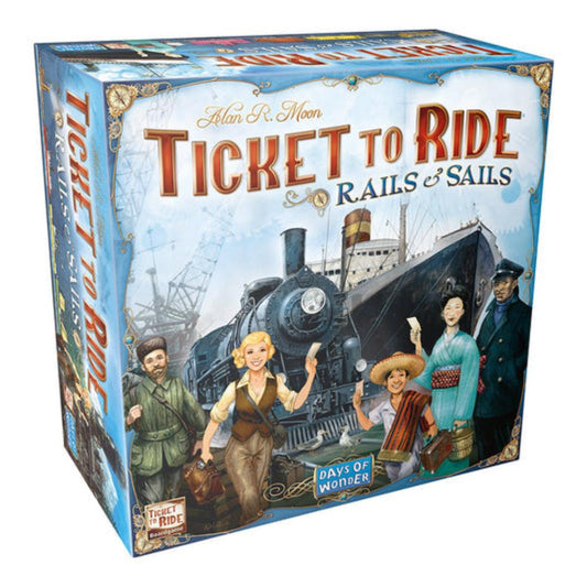 Ticket to ride rails sails family fun board game