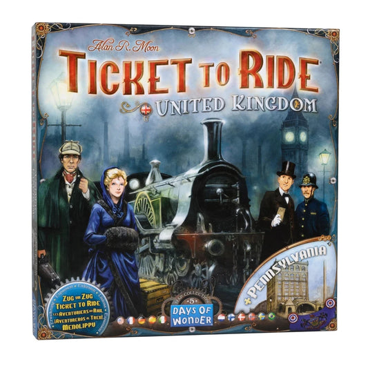 ticket to ride united kingdom family fun board game