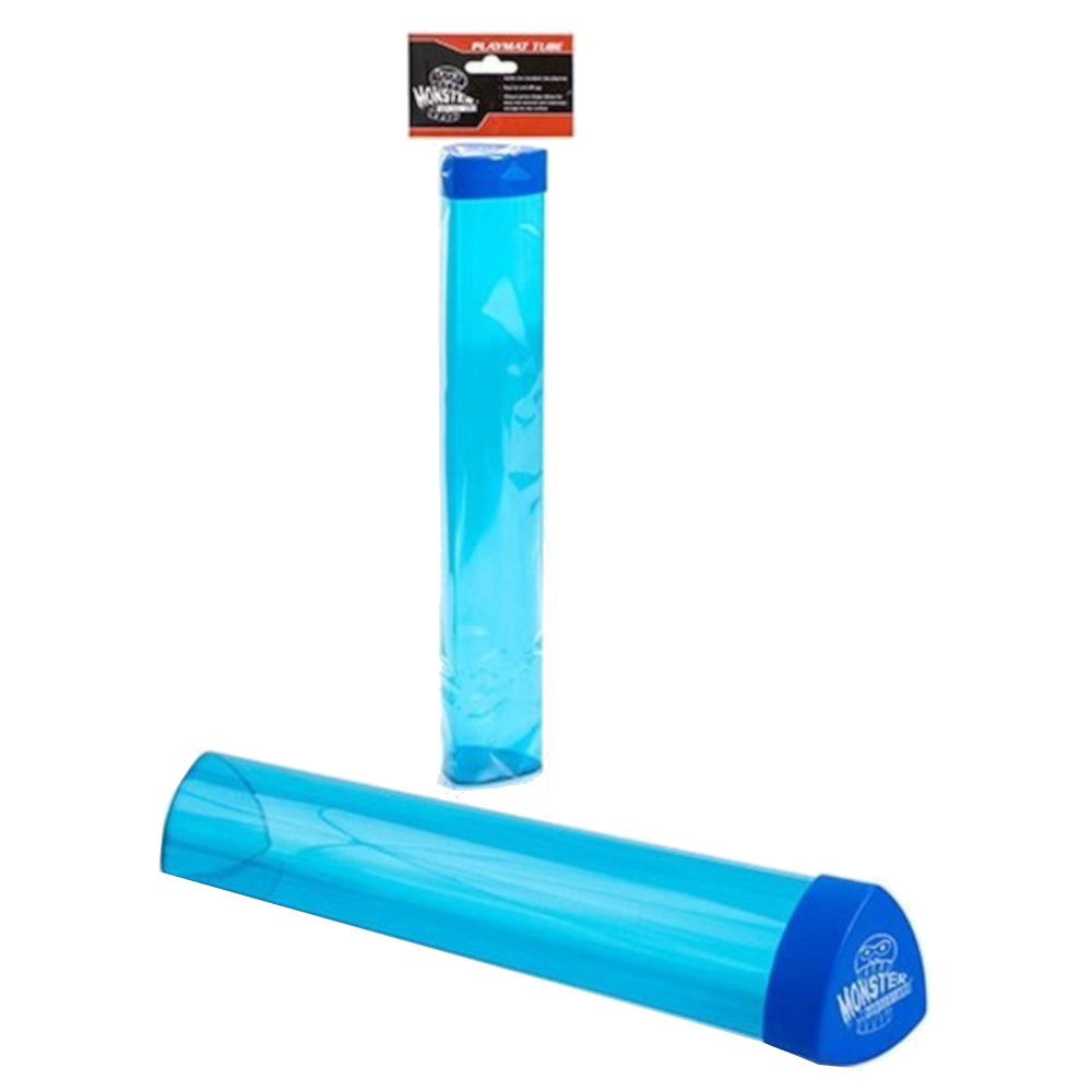 monster protector play mat playmat tube blue