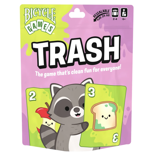 bicycle games trash panda racoon card