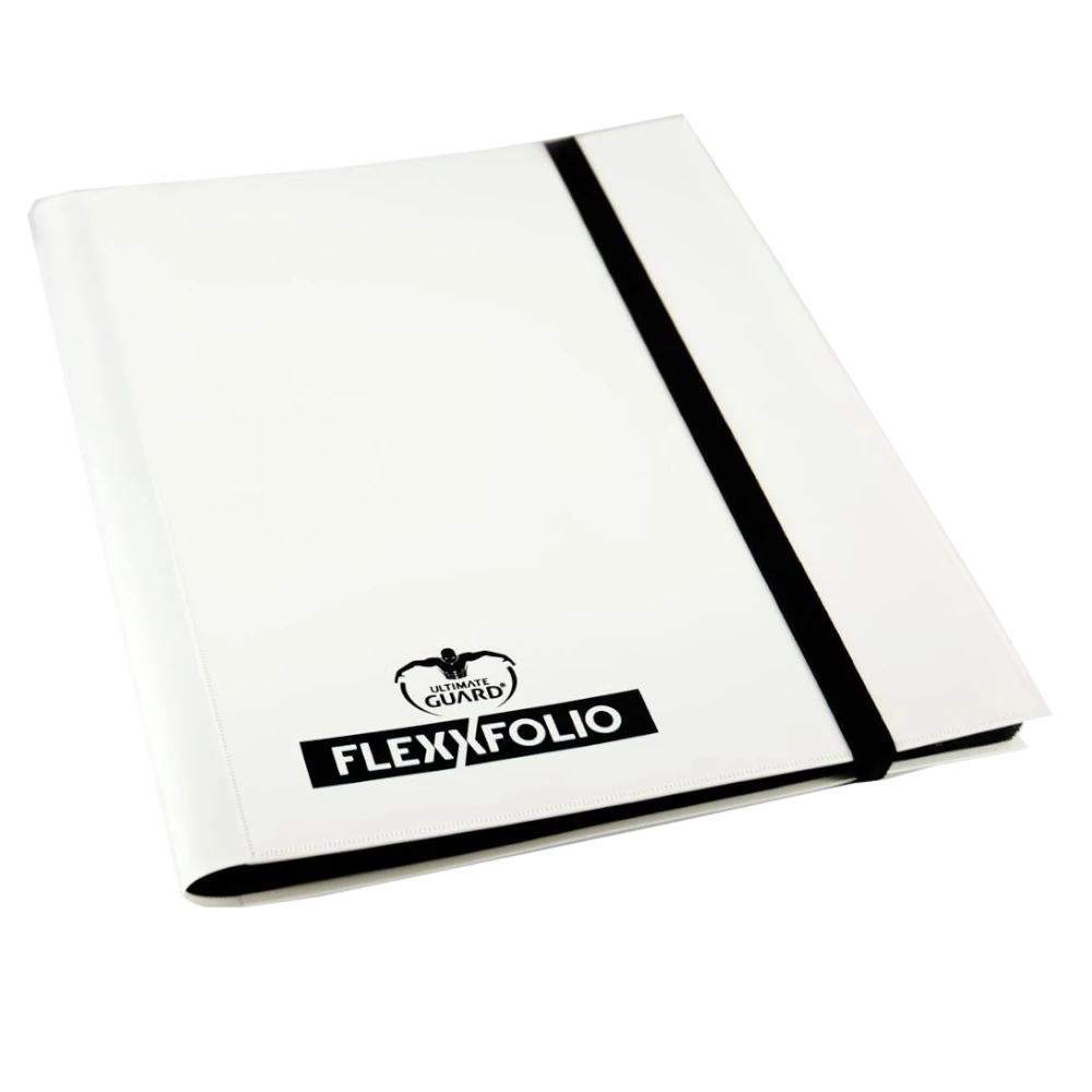 ultimate guard 9 pocket flexxfolio white binder