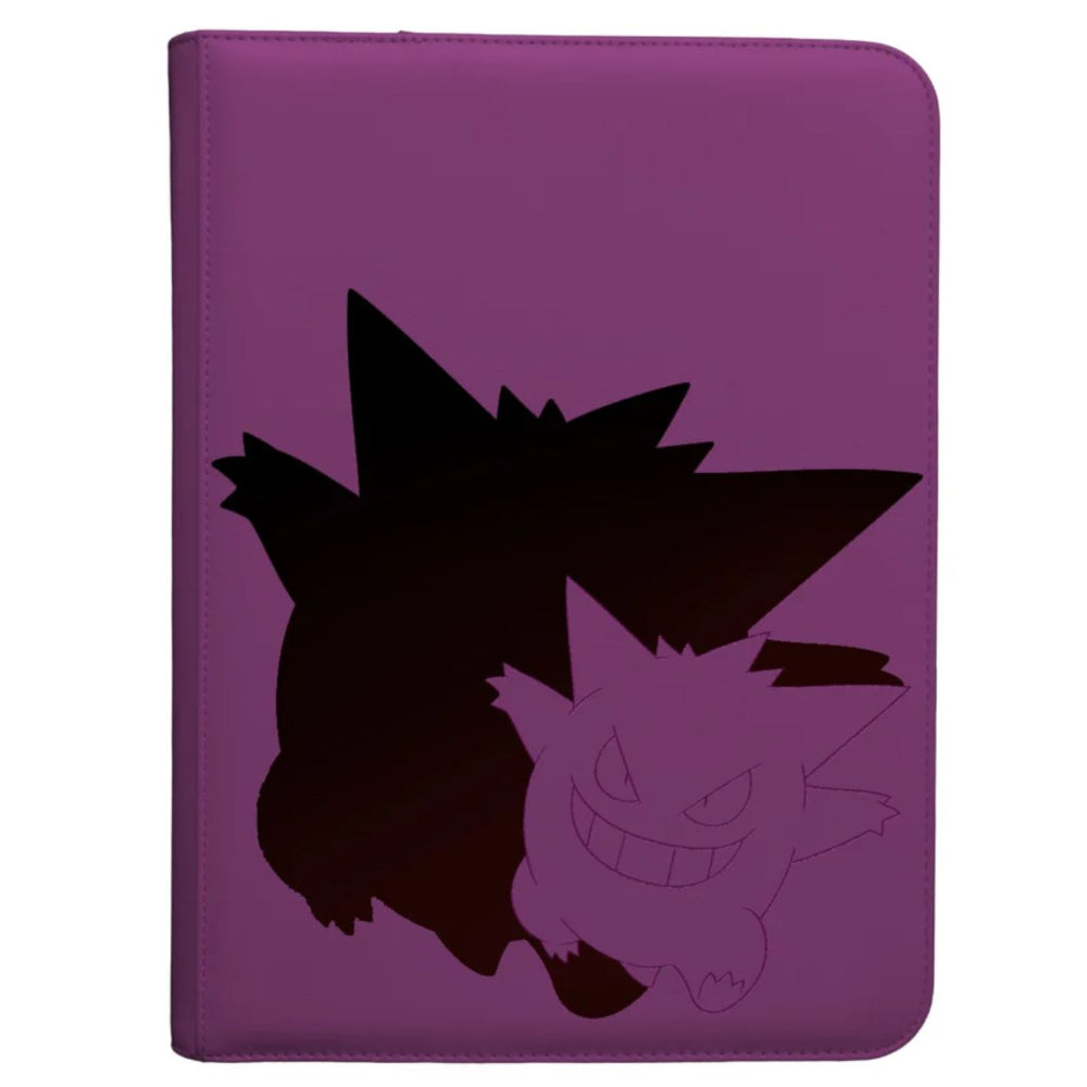 ultra pro pokemon gengar zipper binder purple ghost