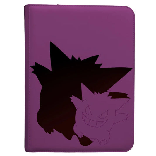 ultra pro pokemon gengar zipper binder purple ghost