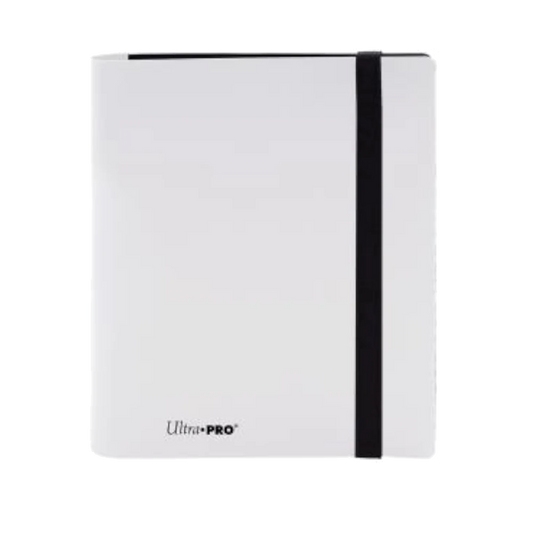 ultra pro 4 pocket card binder arctic white