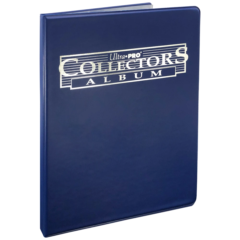 ultra pro collectors album 4 pocket cobalt blue