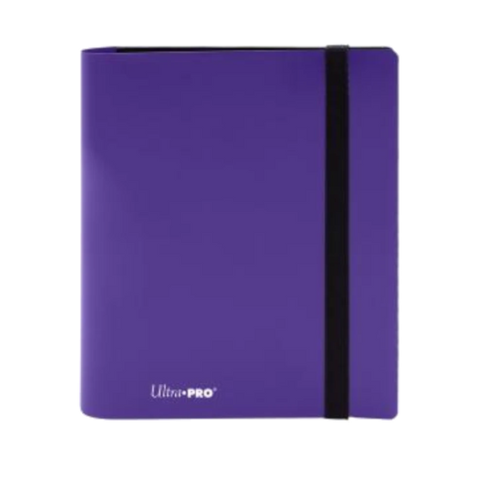 ultra pro 4 pocket royal purple card binder