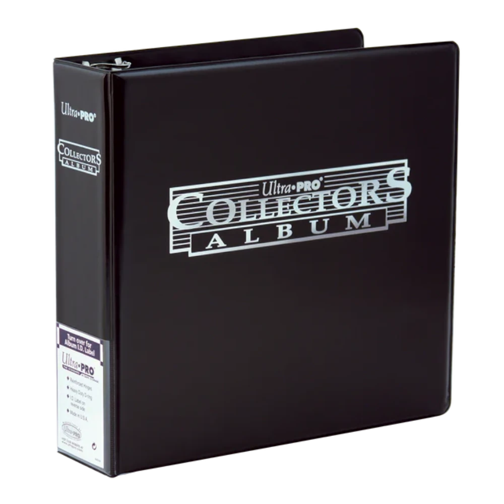 ultra pro collector album black 3 inch binder