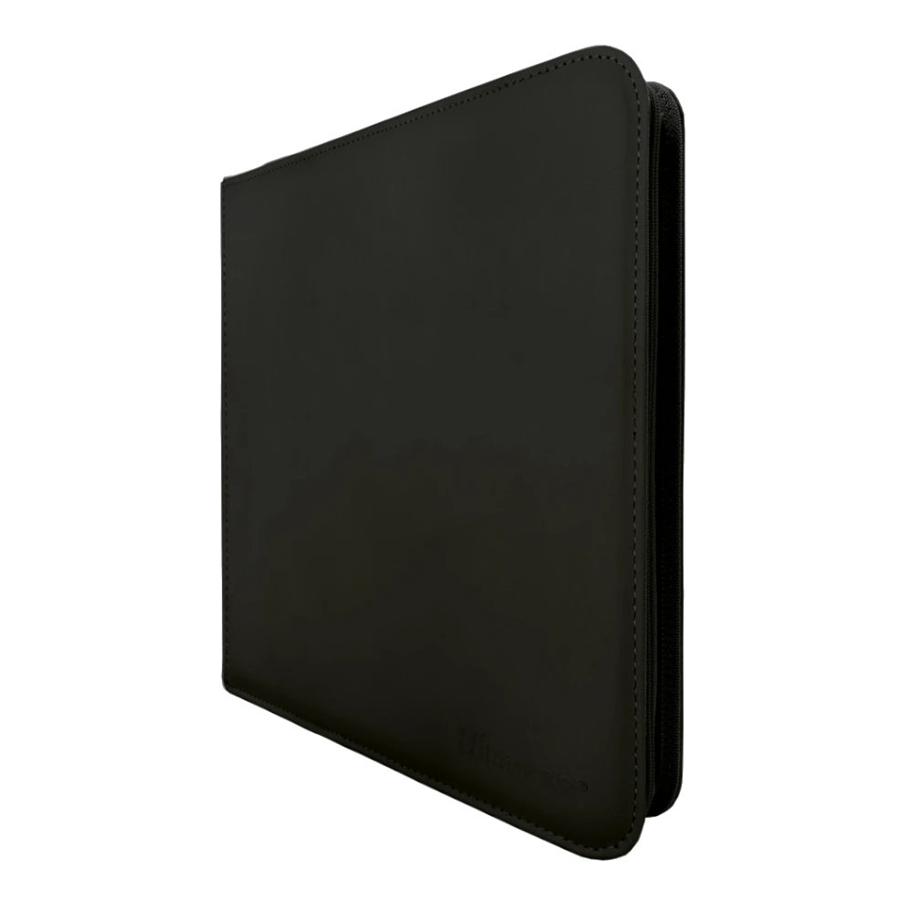 ultra pro zippered binder black 12 pocket