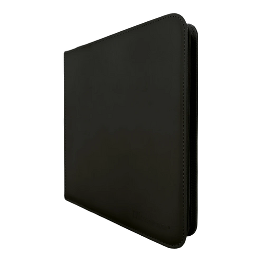 ultra pro zippered binder black 12 pocket