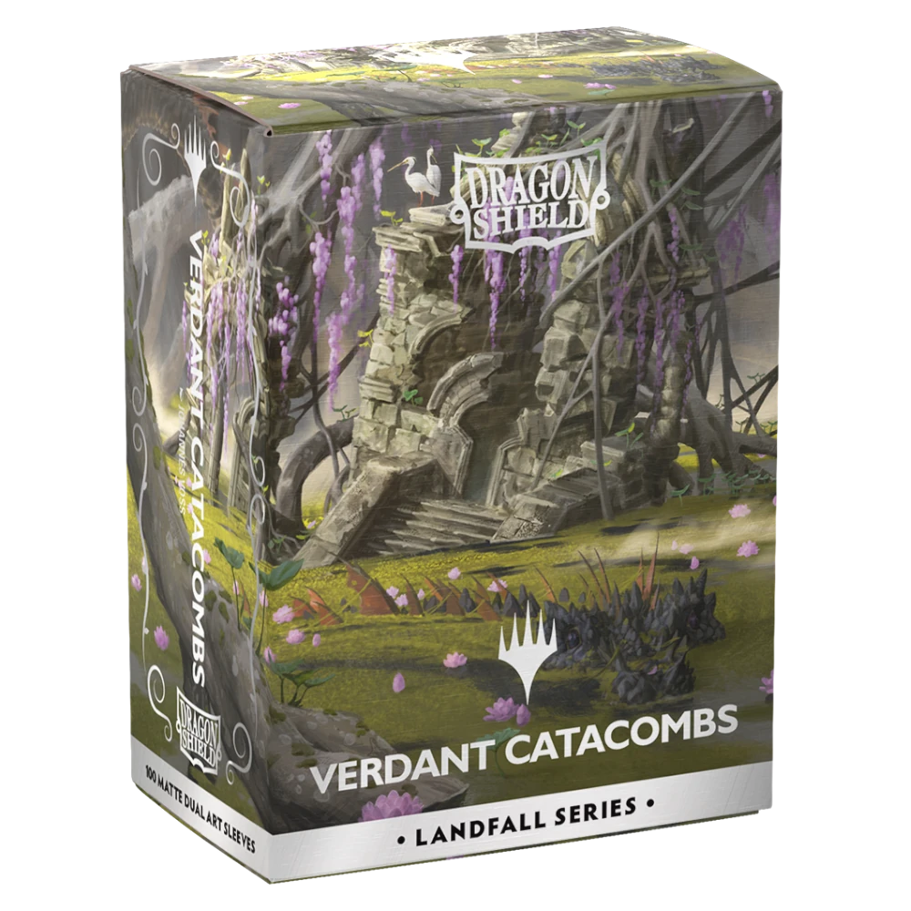 dragon shield verdant catacombs landfall series magic gathering