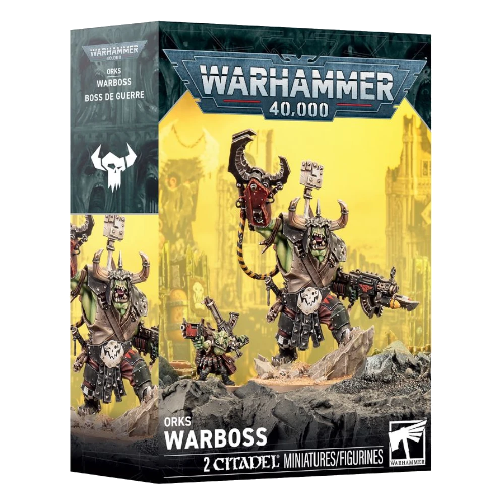 warhammer orks warboss citadel miniatures games workshop