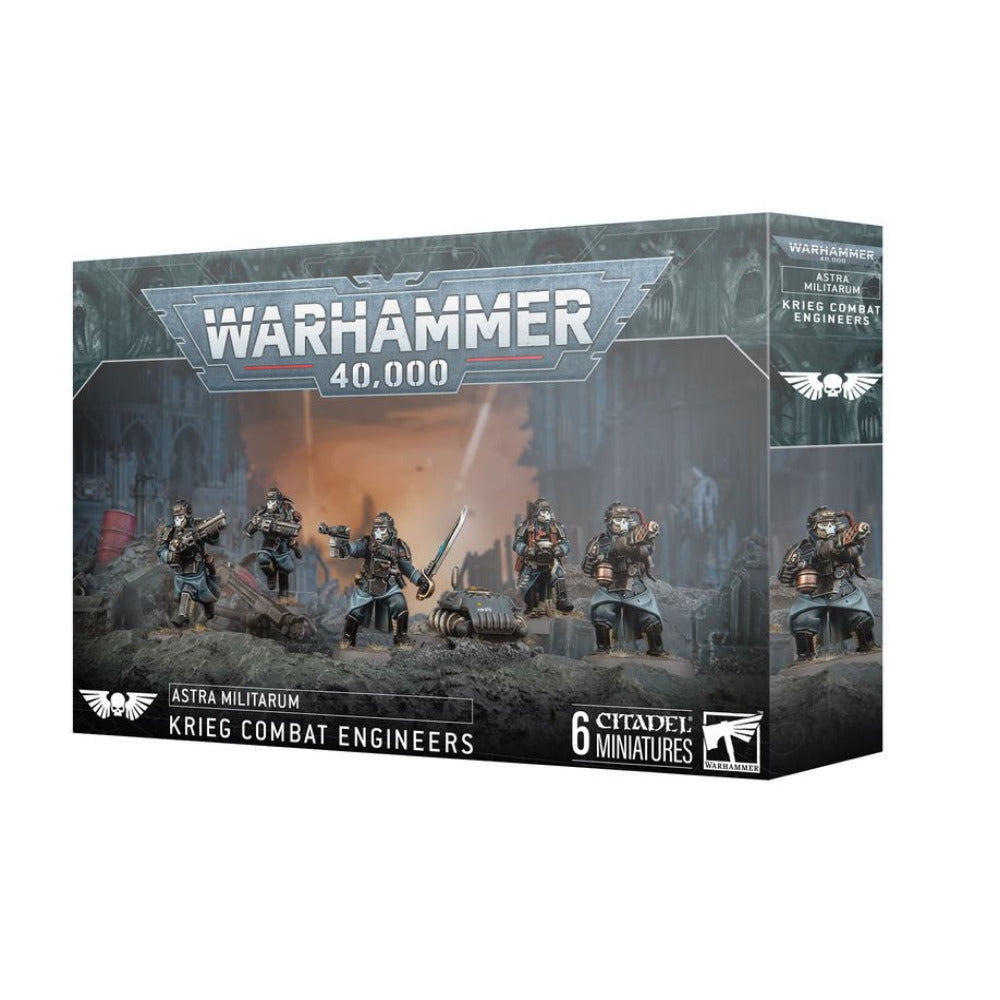 warhammer 40k astra militarum krieg combat engineers games workshop