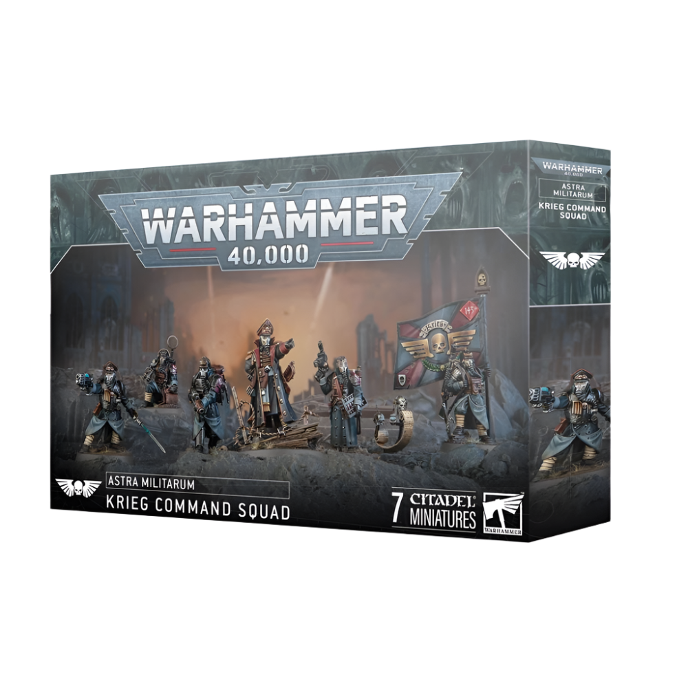 warhammer 40k astra militarum krieg command squad