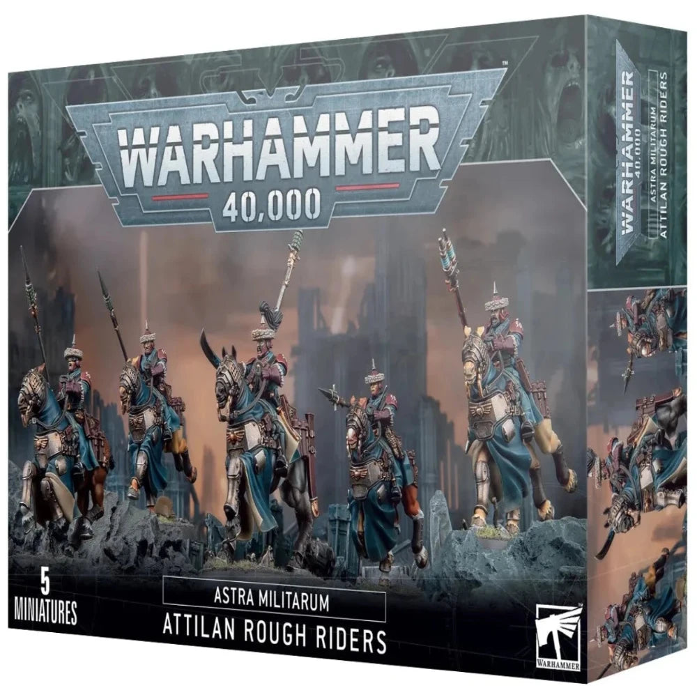 Warhammer 40,000 Astra Militarum Attilan Rough Riders miniatures box