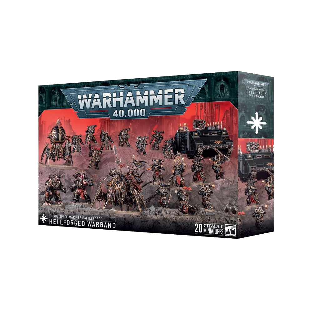 warhammer 40k chaos space marines hellforged warband battleforce