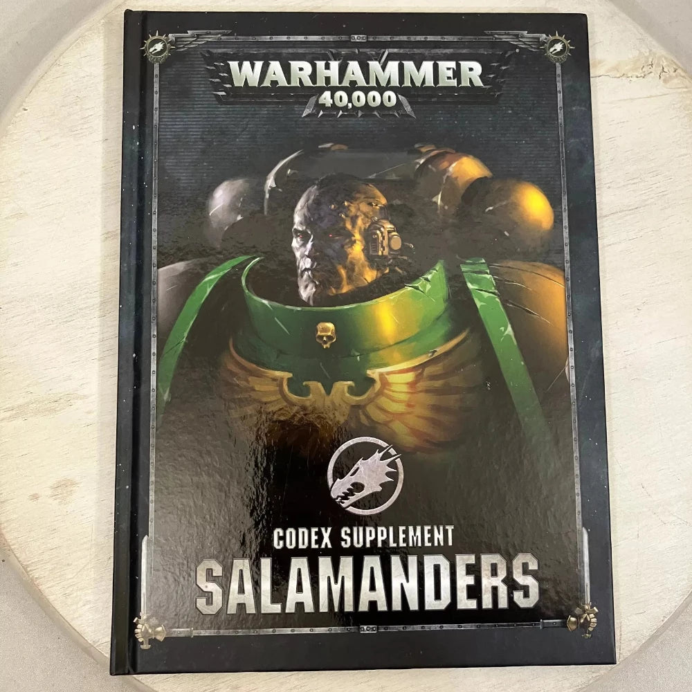 warhammer 40k codex supplement salamanders rare oop book