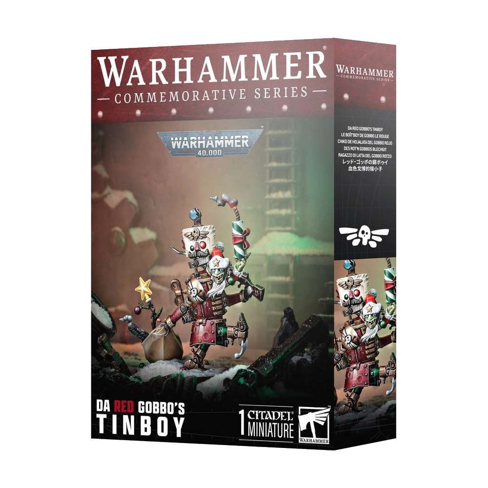 warhammer 40k commemorative series red gobbo tinboy citadel
