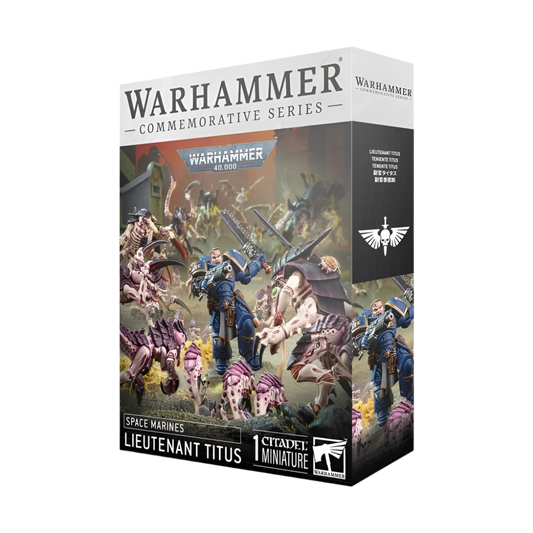 warhammer 40k space marines lieutenat titus commemorative series