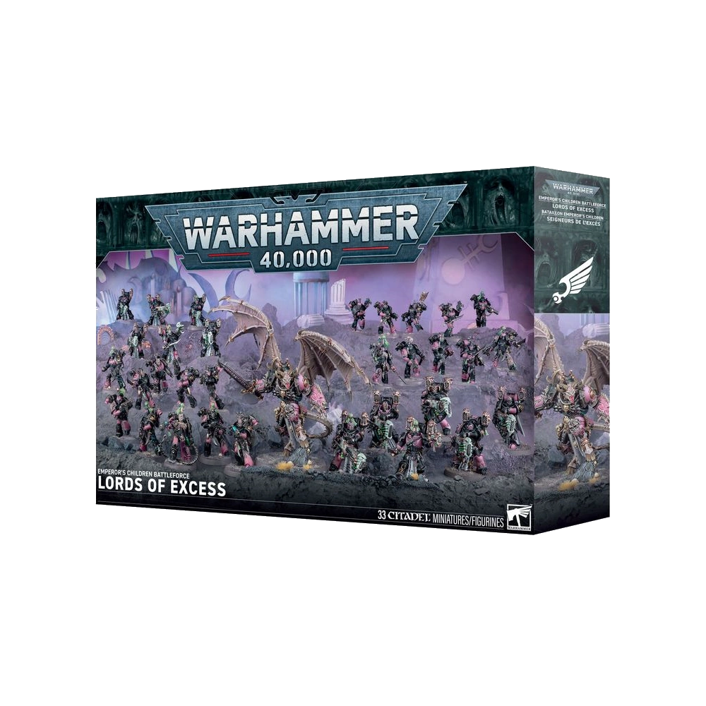 warhammer 40k emperors children lord excess citadel miniature