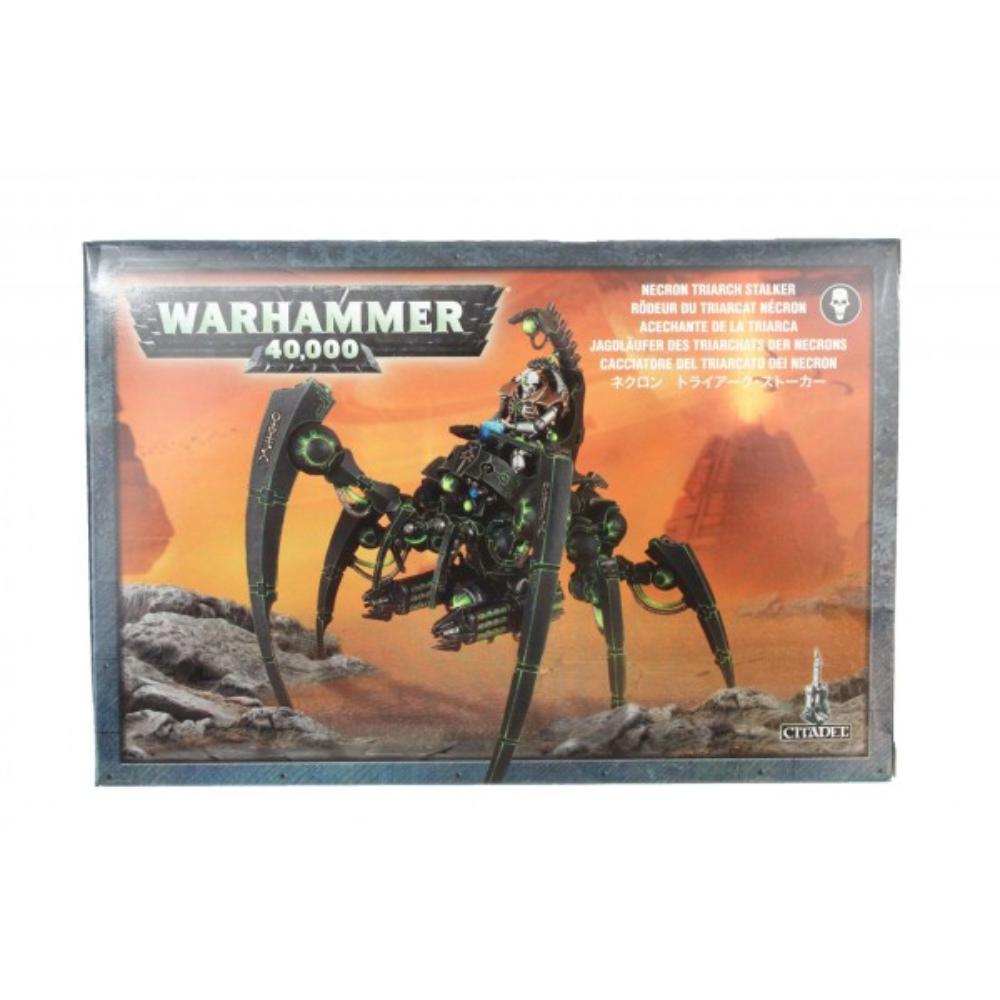 Warhammer 40k Necron Triarch Stalker Citadel miniature box