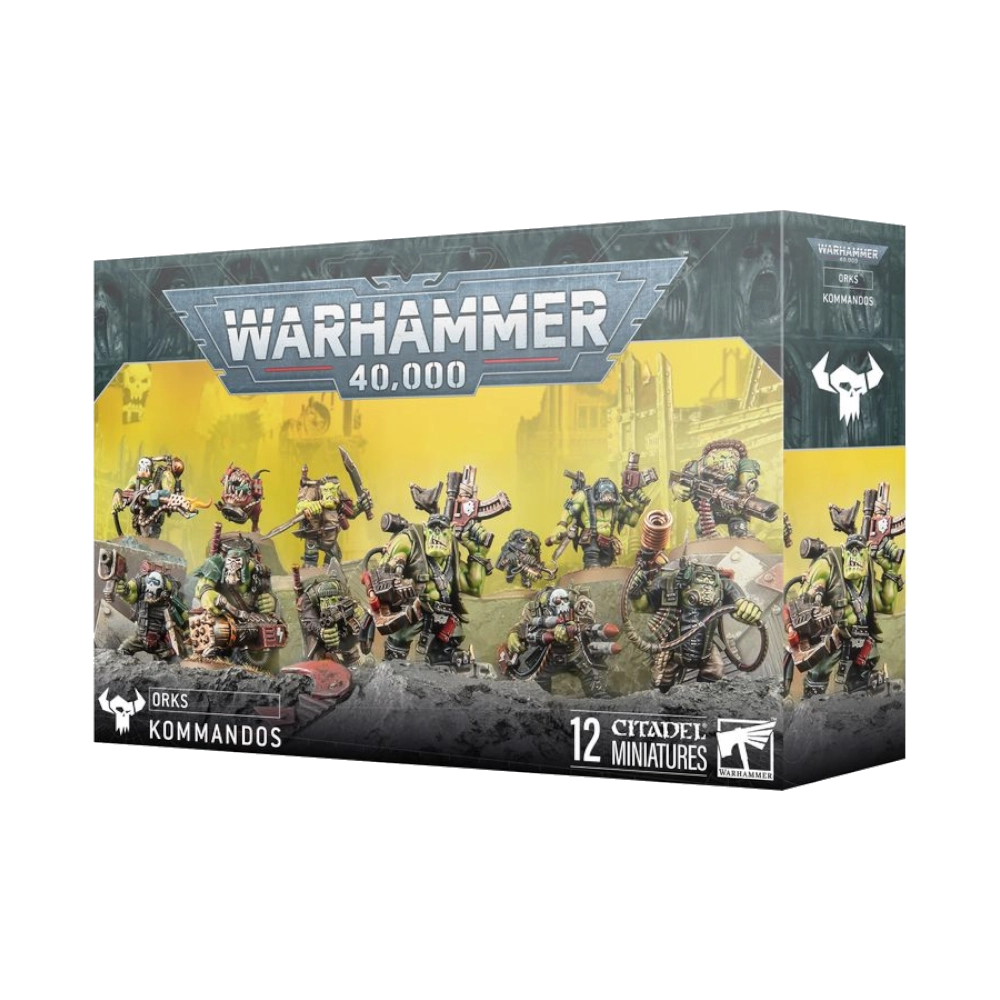 Warhammer Kommandos Orks 40k citadel miniatures games workshop
